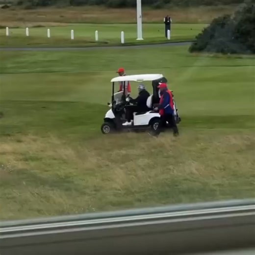 Trump caught cheating at golf on his golf course with the help of his caddie | Progressive Power