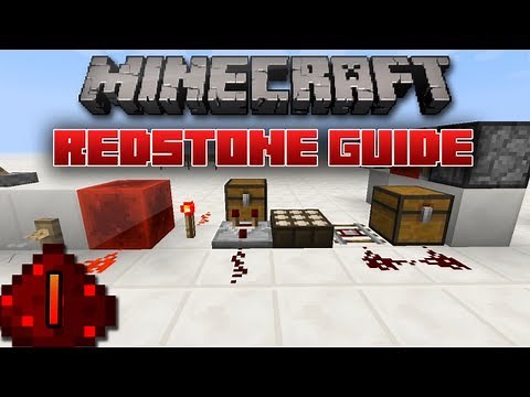 Minecraft Redstone Guide: 1 - Basic Inputs and Outputs (Introduction to Redstone)