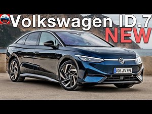All NEW Volkswagen ID.7 2025 - REVIEW Driving, exterior & interior