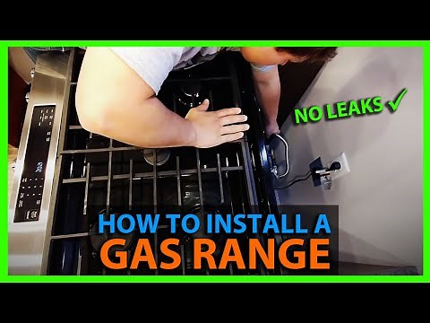 How To Install a Gas Range, Stove, or Oven Kitchenaid