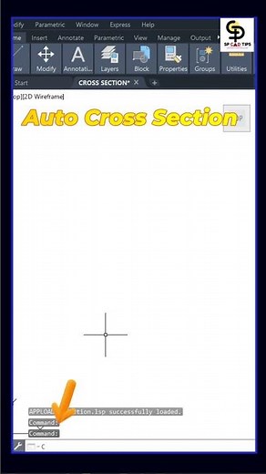Cross-Section just one click with LISP | Automate Cross-Section Creation