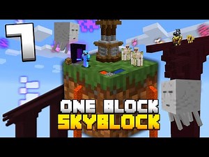 Minecraft Skyblock, But You Only Get ONE BLOCK (#7)