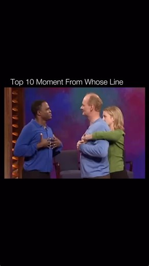 WASTED on Instagram: "😭 Whose Line Is It Anyway? is an improvisational comedy show built around quick wit, audience suggestions, and spontaneous creativity. Originally adapted from a British series, the American version became especially popular with host Drew Carey and performers like Ryan Stiles, Colin Mochrie, and Wayne Brady. The show features short-form improv games where comedians create scenes, songs, and characters on the spot, often based on random prompts. Although points are technica