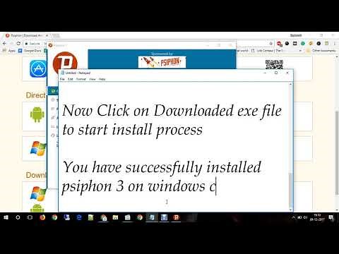 Download and Install psiphon 3 on Windows 10/8/7- Access blocked Websites