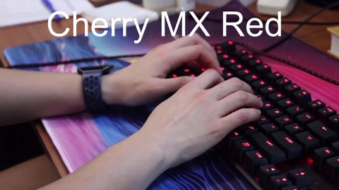 Cherry MX Red vs Brown vs Blue Mechanical Switch Sound Comparison