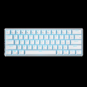 ROYAL KLUDGE RK61 60% White Wireless Mechanical Gaming Keyboard