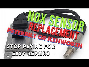 NOx Sensor Replacement On Paccar MX, DIY