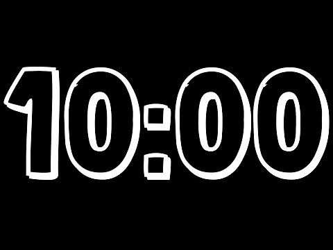 10 Minute Countdown Timer With Voice Sound Effect
