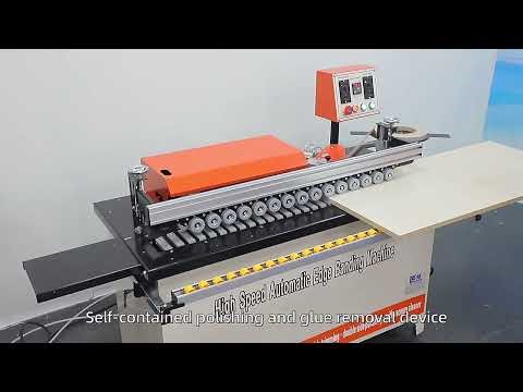 How to Use a PVC Edge Banding Machine for Woodworking (Trip/Edge Banding Explained) #themachine#tech