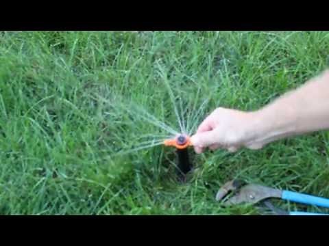 How to Adjust a Hunter MP Rotator Sprinkler Head