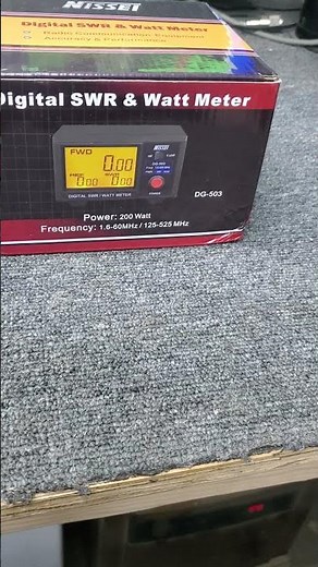 NISSEI DG 503 Large Digital SWR RF Power Meter Review