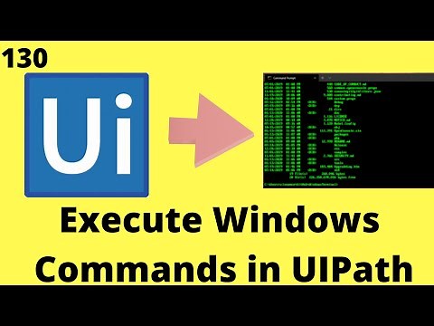 How to Execute Windows Commands in UiPath RPA| Sending commands to Windows cmd.exe Uipath Rpa