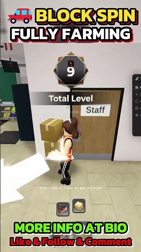 Block Spin Hybride Farming Easy Cash 💸 #blockspin #robloxscript