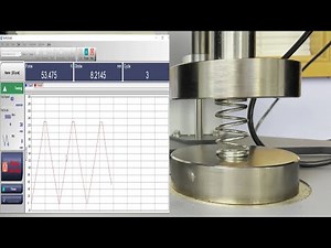 Low Cycle Compression Testing - Spring - Shimadzu Autograph Universal Test Systems
