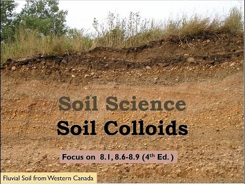 Video Lecture on Soil Colloids Part One
