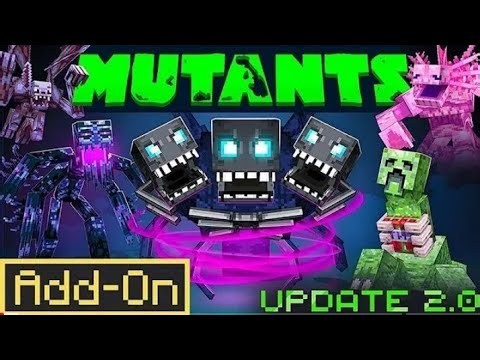 "Mutant v2.0 Add-on in Minecraft BE"