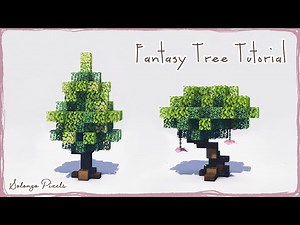 Minecraft | How to build Fantasy Tree | Tutorial