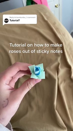 How to Make Sticky Note Roses: Step-by-Step Tutorial