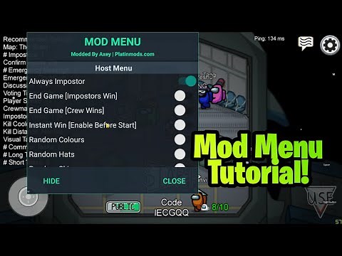 How To Get MOD MENU In Among Us Tutorial! 100% Imposter Everytime And More!