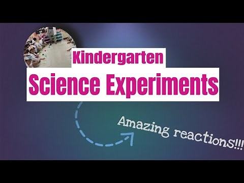 Science Experiments in the Kindergarten Classroom