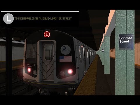OpenBVE Special: L Train To Metropolitan Avenue-Lorimer Street (R143)(Overnight G.O)