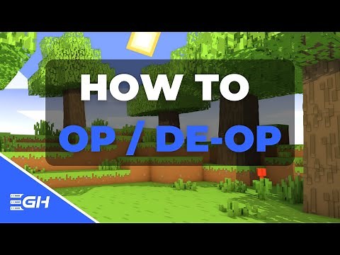How to Op and De-Op in Minecraft