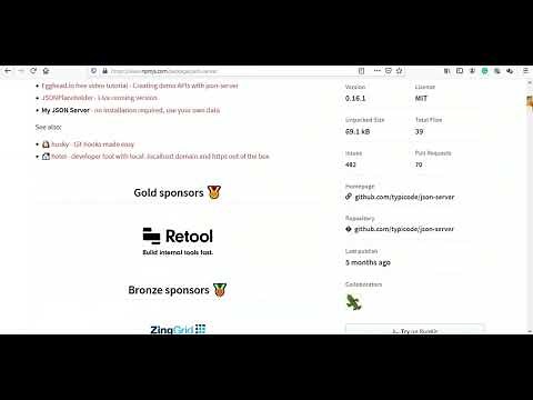 How to install JSON Server For Windows