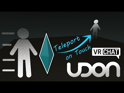 Teleport Player on Touch / onPlayerTriggerEnter - Udon / VRChat SDK3.0