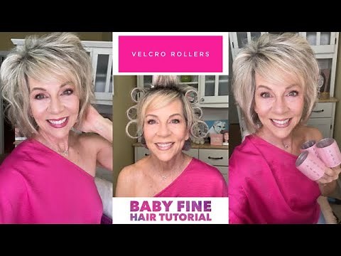 CreatingVolume With Velcro Rollers! Perfect For Baby Fine Hair!