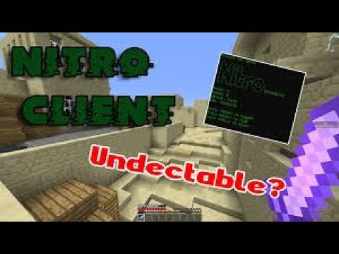 Nitr0 client is too overpowered with only 4 HACKS! | Minecraft Windows 10 edition hacked client