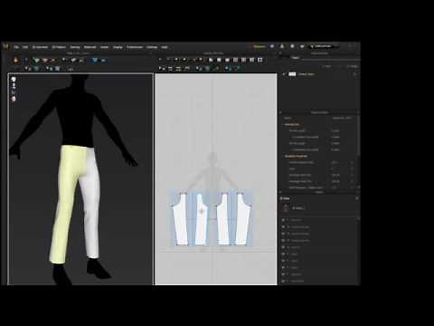 Marvelous Designer 5 Tutorial - Simple Pants