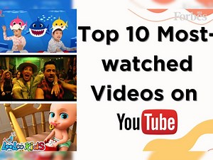 Top 10 most-viewed videos on YouTube in 2025