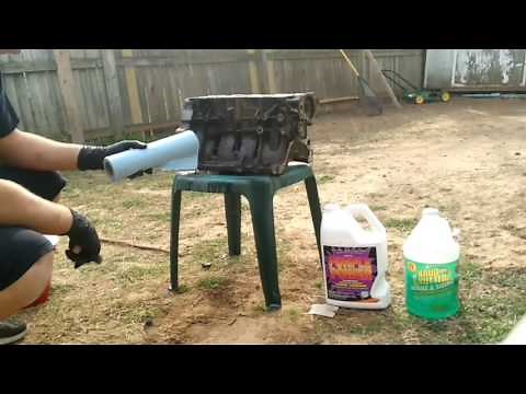 CLEANING ENGINE BLOCK. EASY!!!