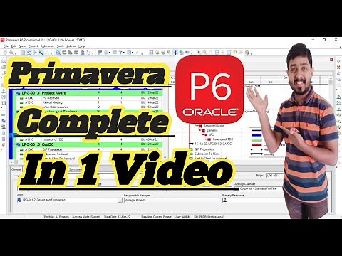 [Primavera P6 In 1 Video] Planning Phase Tutorials In 1 Video||Oracle P6