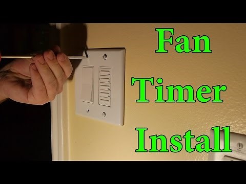 Leviton LTB30-1LZ Fan Timer Install
