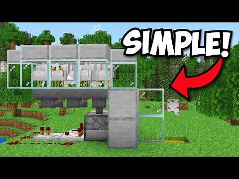 Minecraft Automatic Chicken Farm | 1.21 Tutorial