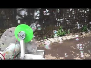 Automatic Bubble Maker With Speed Control