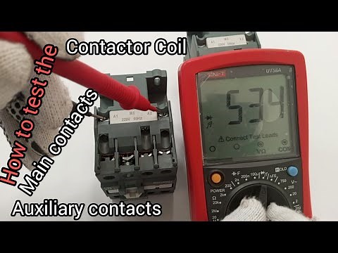 How to check a faulty contactor with multimeter | Complete testing | From coil to auxiliary