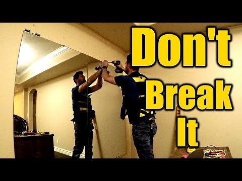 How To Install a Large Mirror | THE HANDYMAN |