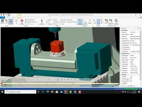 MASTERCAM 2021 SIMPLE 5 AXIS POSITIONING