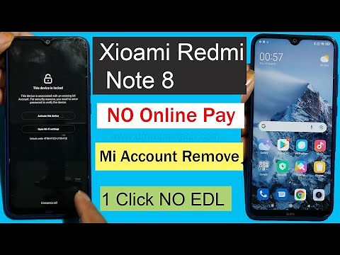 Redmi Note 8 Mi Account remove unlocktool | NO Online | How to Unlock Active this Device Mi Account
