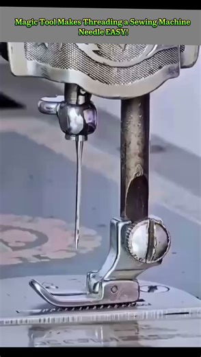 Magic Tool Makes Threading a Sewing Machine Needle EASY! 🤯 Sewing Hack #shortsfeed