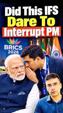 Did This IFS Dare To Interrupt PM Modi?