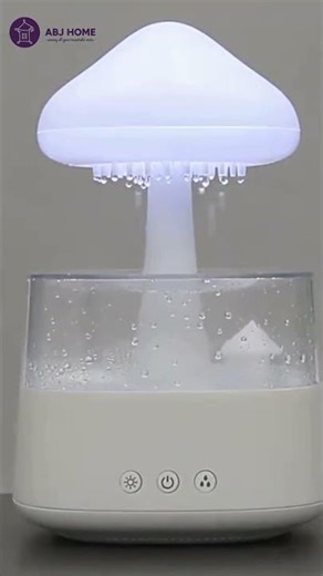 Mushroom Rain Cloud Humidifier | Relaxing Ambience with Rain Sounds & Soft Light