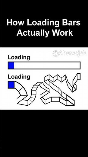 So this is how loading bars actually work ver 8 #memes #animation