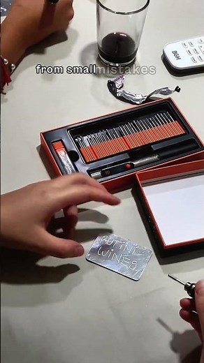 We gathered some creatives to try the Customizer Engraving Pen—many for the first time! 💡#resparked