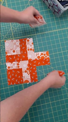 Disappearing Four Patch Quilt Block Tutorial