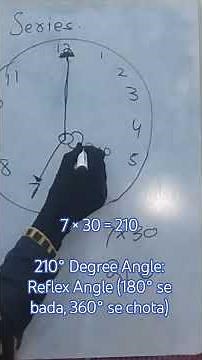#mathsWatch show| 210 |Degree angle#