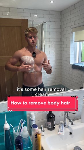 This is how to shave your body #hairremovalhacks #shavingroutine #gymbroskis