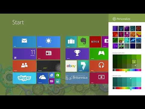 Windows 8.1 - How to Change the Start Screen Background